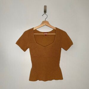 STAUD BUXTON TOP - Camel -XS